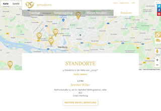 Screenshot von Amodoro - Trauring-Konfigurator