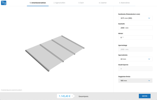 Screenshot von TUJ - Stegplatten