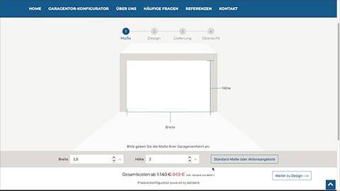 TUJ: Garage Door Configurator