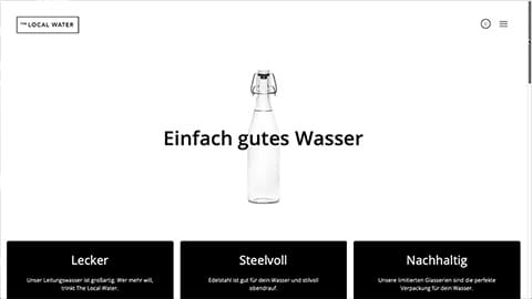 The Local Water: Website