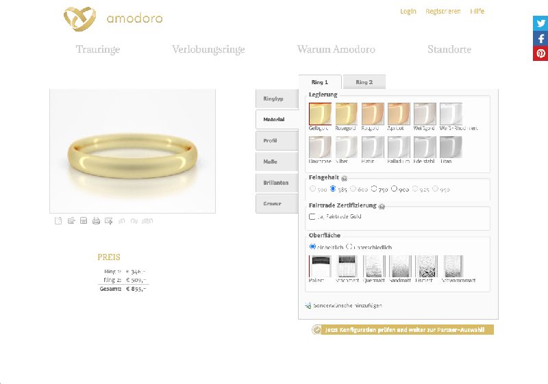 Wedding Ring Configurator: Screenshot 8