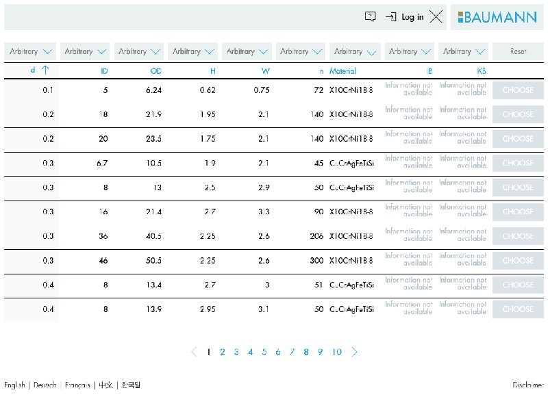 Feder-Konfigurator: Screenshot 2