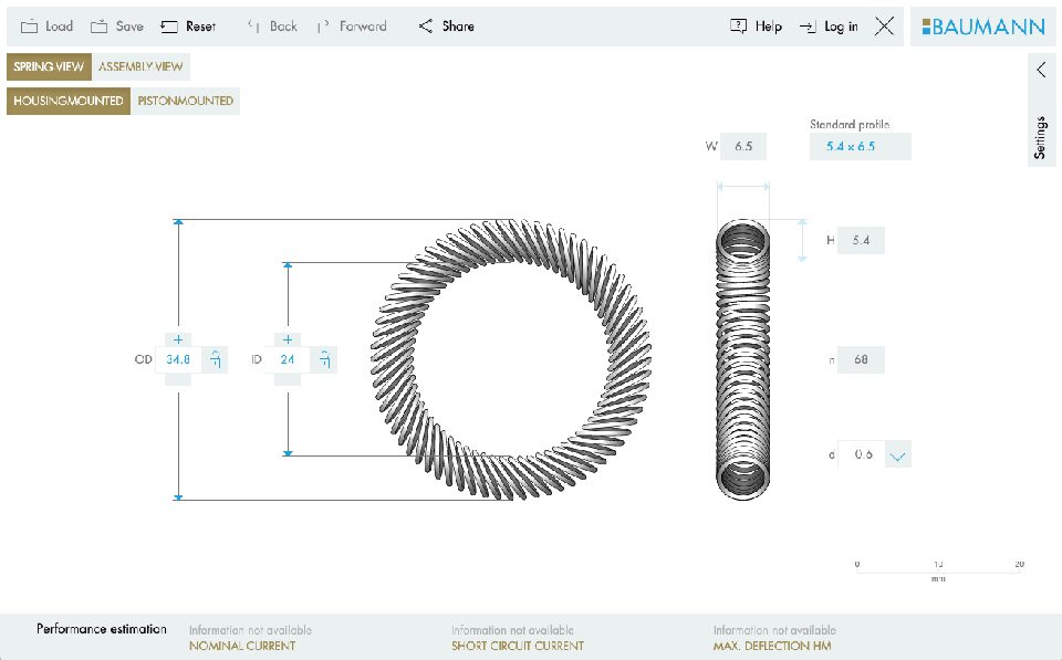Feder-Konfigurator: Screenshot 5