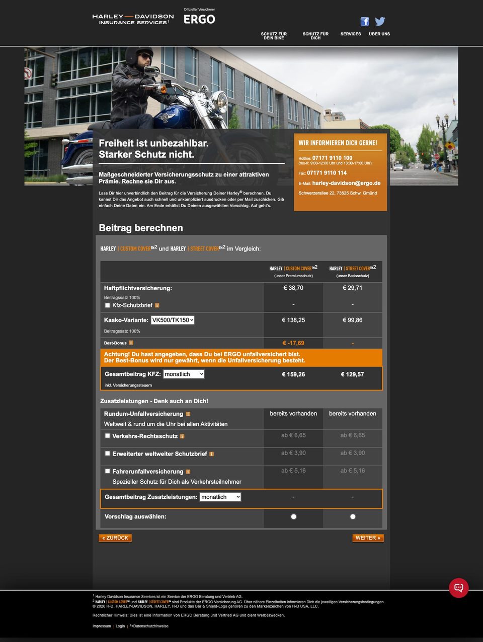 Angebotsrechner: Screenshot 5